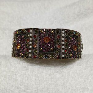 Beautiful Heidi Daus Cuff Bracelet -- NOS in Box